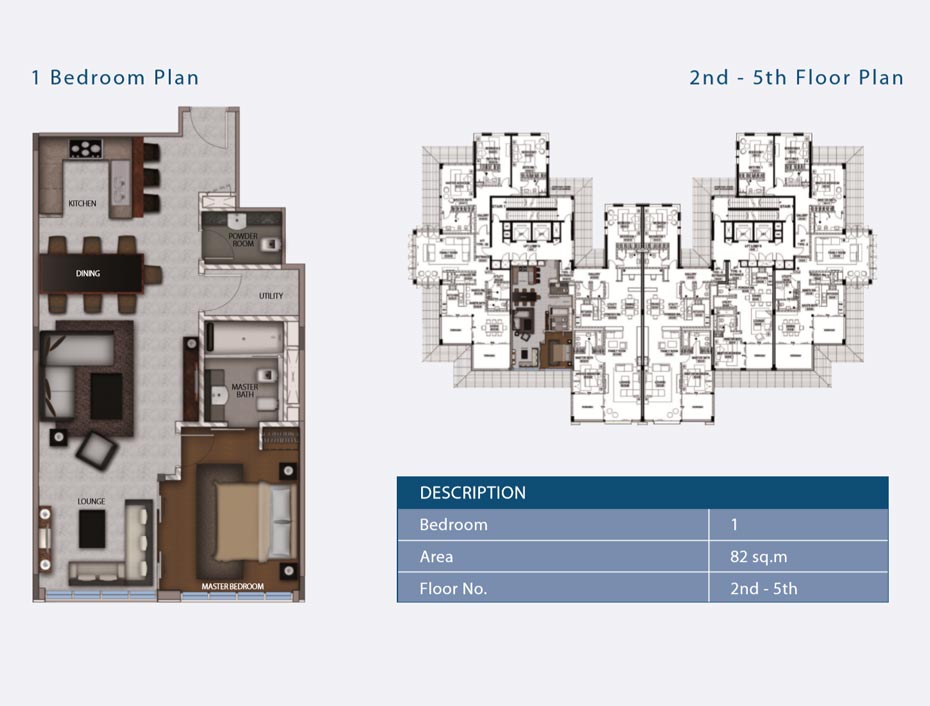 1 BEDROOM B PLAN